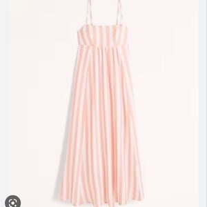 Abercrombie babydoll maxi dress